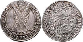 Braunschweig und Lüneburg - Lüneburg-Celle Christian der Ältere 1611-1633 Ausbeutetaler 1624 H-P Andreasberg Welter 926. Dav. vgl. 6479. 
sehr selten...