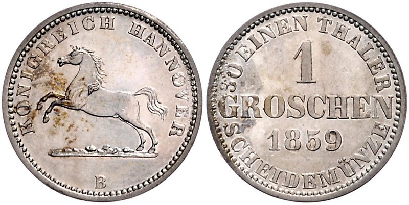 Braunschweig und Lüneburg - Hannover, ab 1762 Königreich Georg V. 1851-1866 Gros...