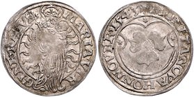 Braunschweig und Lüneburg - Hannover, Stadt Mariengroschen 1543 Buck/Meier 106a. aus Fd. Fulda 96. 
2,45 g ss-vz