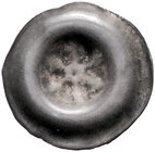 Erfurt - Stadt Hohlscherf o.J. (ab 1468) Sechsspeichiges Rad Posern-Klett 435. Leitzm. 416. 
0,36 g ss