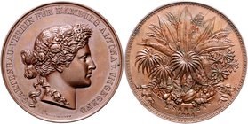 Hamburg Bronzemedaille 1904 (v. Lorenz) Preismedaille des Gartenbau-Vereins für Hamburg-Altona und Umgebung, mit Namensgravur Ruffert vgl. 90318. Gaed...
