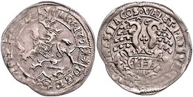 Hessen - Kassel Moritz der Gelehrte. 1592-1627 Albus 1606 Vs: MORIT9 ( ) .D.G.L. ( ) ... Schütz 605.2. 
1,43 f.vz