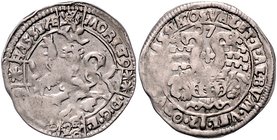 Hessen - Kassel Moritz der Gelehrte. 1592-1627 Albus 1607 Vs: MORIT9 ( ) .D.G.L. ( ) ... Schütz 608. 
1,67 g ss