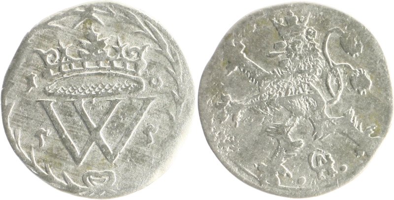 Hessen - Kassel Wilhelm VI. 1637-1663 Albus 1655 Schütz 1090. 
Korr.sp. ss