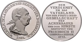 Hessen - Kassel Prägungen Nachprägung 1983 der Verdienstmedaille 1785 um das Vaterland von der Fürstl. Hess. Gesellschaft des Ackerbaues und der Künst...