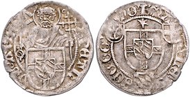 Köln - Erzbistum Hermann V. Graf von Wied 1515-1546 Schilling 1517 Deutz? Noss 583. aus Fd. Fulda 22. 
1,08 g ss-vz