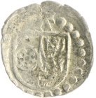 Mainz - Erzbistum Albrecht II. Markgraf von Brandenburg. 1514-1545 Einseitiger Pfennig o.J. A über gespaltenem Wappenschild Mainz / Pfalz im Perlkreis...