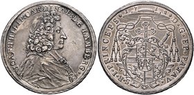 Passau - Bistum Johann Philipp Graf von Lamberg. 1689-1712 Taler 1712 Dav. 2520. Kellner 147. Forster 957. 
min.Sf. vz