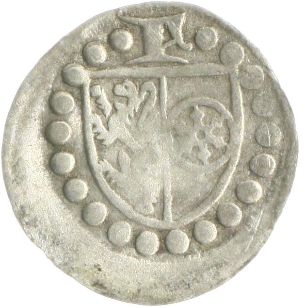 Pfalz - Simmern-Sponheim Friedrich I. 1453-1480 Schüsselpfennig o.J. (1464) F üb...