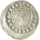 Pfalz - Simmern-Sponheim Friedrich I. 1453-1480 Schüsselpfennig o.J. (1464) F über gespaltenem Schild Pfalz / Mainz Slg. Noss -. Memmesh. 2626. aus Fd...