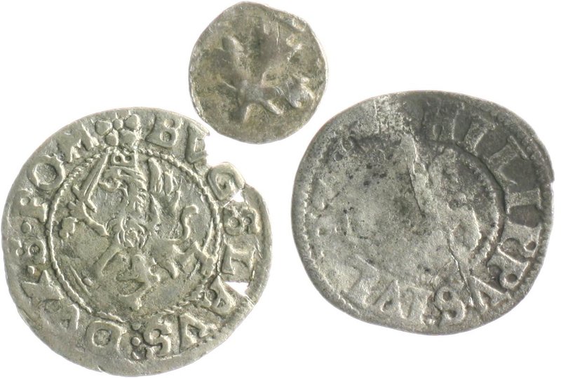 Pommern - Stettin Bogislaus XIV 1620-1637 Lot von 3 Stücken: Doppelschilling 162...