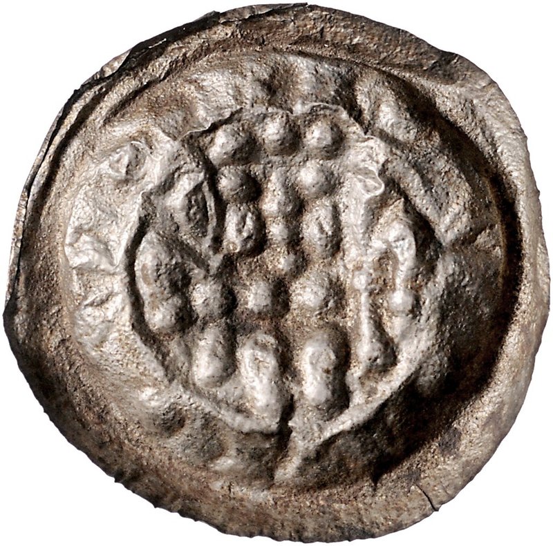 Sachsen - Meissen Heinrich der Erlauchte 1221-1288 Brakteat um 1270 Meissen Sitz...