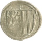 Sachsen - Kurfürstentum, ab 1806 Königreich Ernst, Albrecht und Wilhelm III. 1465-1482 Einseitiger Pfennig o.J. Freiberg Krug vgl. 1563-65. 
l.Prschw...