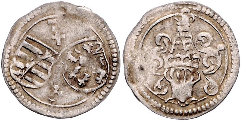 Sachsen - Kurfürstentum, ab 1806 Königreich Georg allein 1530-1533 Dreier o.J. A...