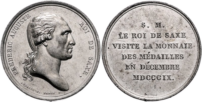 Sachsen - Kurfürstentum, ab 1806 Königreich Friedrich August I. 1806-1827 Zinnme...
