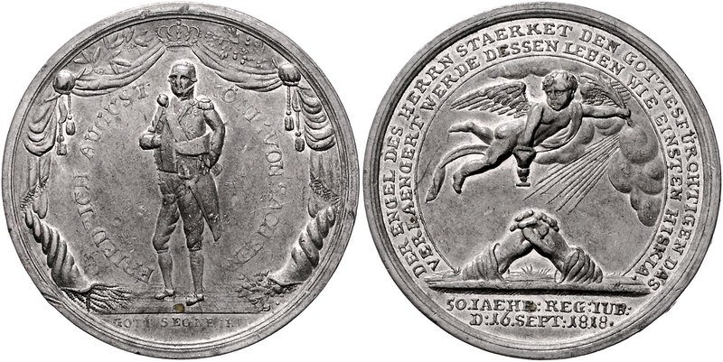 Sachsen - Kurfürstentum, ab 1806 Königreich Friedrich August I. 1806-1827 Zinnme...