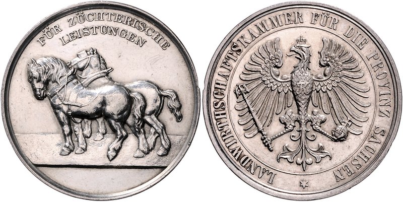 Sachsen - Kurfürstentum, ab 1806 Königreich Friedrich August II. 1836-1854 Silbe...