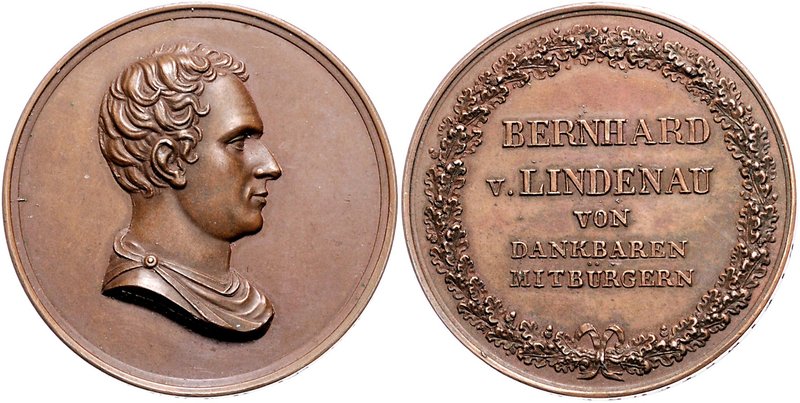 Sachsen - Kurfürstentum, ab 1806 Königreich Friedrich August II. 1836-1854 Bronz...
