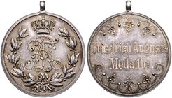 Sachsen - Kurfürstentum, ab 1806 Königreich Friedrich August III. 1904-1918 Silbermedaille o.J. sog. Friedrich-August-Medaille, gestiftet 1905 OEK 228...
