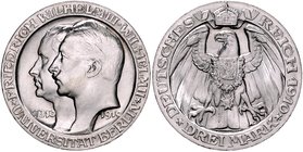 Preussen Wilhelm II. 1888-1918 3 Mark 1910 A Zur Jahrhundertfeier der Universität Berlin J. 107. 
 st-