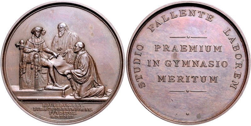 Großbritannien Victoria 1837-1901 Bronzemedaille o.J. (v. Allen & Moore) Prämie ...