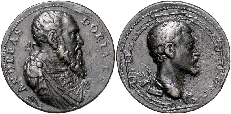 Italien - Genua Bronzemedaille o.J. auf Andrea Doria (Doge und kaiserlicher Admi...