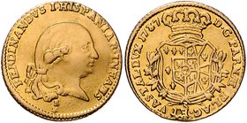 Italien - Parma Ferdinando di Borbone 1765-1802 Doppia 1787 Monten. (2018) 16. Friedb. 930. 
Hklsp., pol., 7,02 g f.ss