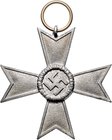 - Militaria, Orden und Ehrenzeichen Kreuz 1939 Kriegsverdienstkreuz, II. Klasse, Zink OEK 3836. 
m. Orig.Öse u. Ring vz