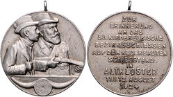 - Schützenmedaillen - Altkloster bei Buxtehude Silbermedaille 1924 (v. Oertel) a.d. 58. Niederelbische Bezirksschießen und die Schießstand-Einweihung ...