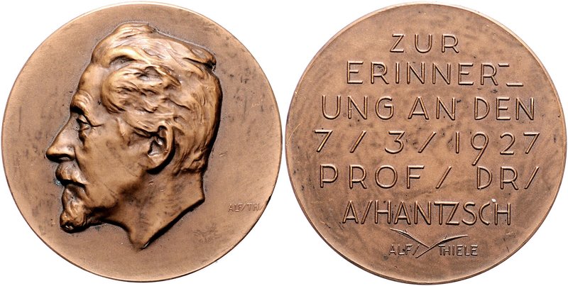 - Wissenschaft und Technik Bronzemedaille 1927 (v. Alf Thiele) auf Professor Dr....