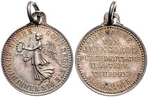 - Erster Weltkrieg Silbermedaille 1915 Kube - Miniaturmedaille / Siegespfennig Nr. 94 a.d. Einnahme von Jwangorod durch deutsche u. österr. Truppen 4....