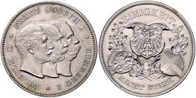- Allgemeine Medaillen Neusilbermedaille 1892 (unsign.) auf den Dreibund Slg. Marienbg. vgl. 6986. 
38,5mm 24,9g ss-vz