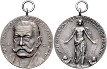 - Allgemeine Medaillen Silbermedaille 1925 (v. Heymann) a.d. Wahl Hindenburgs zum Reichspräsidenten, i.Rd: 990 
m. Orig.Öse 30,3mm 11,3g vz
