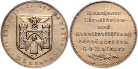 - Allgemeine Medaillen Silbermedaille o.J. vergoldet Goldene Verdienstmedaille der Münchener Dienstboten- und Arbeiterstiftung, i.Rd: Halbmondpunze 
...