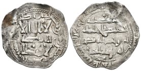 EMIRATO INDEPENDIENTE. Abd Al-Rahman II. Dirham. 238 H. Al-Andalus. Vives 150; Miles 130b. Ar. 2,12g. MBC.