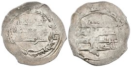 EMIRATO INDEPENDIENTE. Muhammad I. Dirham. 247 H. Al-Andalus. Vives 255; Miles 139e. Ar. 2,55g. BC+.
