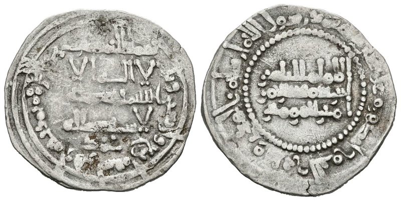 CALIFATO DE CORDOBA. Abd Al-Rahman III. Dirham. 344H. Madinat Al-Zahra. Citando ...