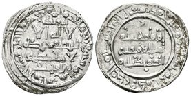 CALIFATO DE CORDOBA. Hisham II (2º Reinado). Dirham. 402 H. Al-Andalus. Citando a Sa´id / Ibn Yusuf en la IA. Vives 703; Prieto 13b. Ar. 3,24g. EBC-/E...