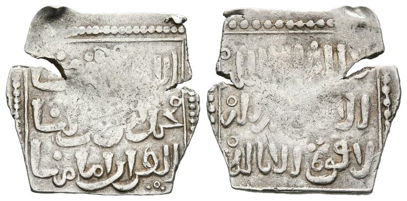 ANTI-ALMOHADES. Dirham. En la última línea de la IIA aparece, en lugar de al-Mah...