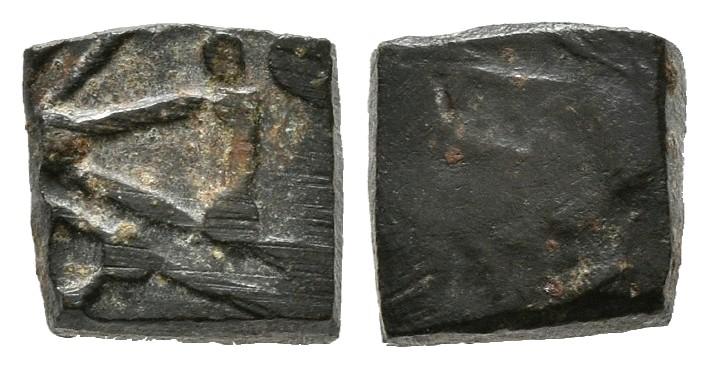 PONDERAL. 1/4 Dinar. Al-Andalus. Tonegawa D.86. Ae. 0,98g. MBC+. Raro.
