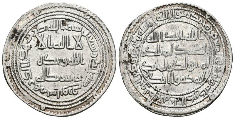 CALIFATO OMEYA DE DAMASCO. Al-Walid I Ibn ´Abd Al-Malik. Dirham. 91 H. Sabur. Al...