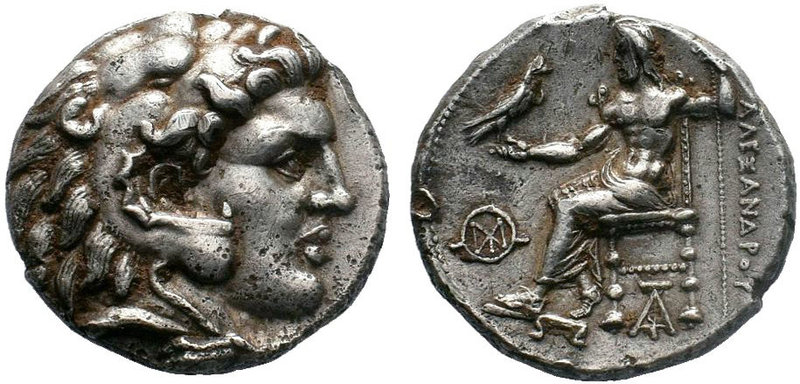 KINGS of MACEDON. Alexander III. 336-323 BC. AR Tetradrachm. Babylon mint. Lifet...
