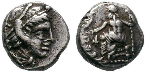 Macedonian Kingdom.Alexander III the Great, King of Macedon, 336-323. AR Obol , ...