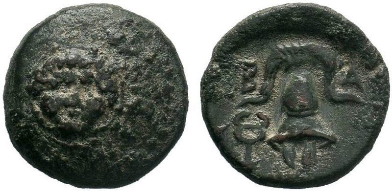 Macedonian Kingdom. Alexander III the Great. 336-323 B.C. AE 1/2 unit. Salamis m...