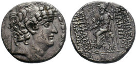 Syria, Seleucis and Pieria. Antiochia ad Orontem. Q. Caecilius Bassus. Rebel Governor, 46/5 B.C. AR tetradrachm . In the name of Philip I Philadelphos...