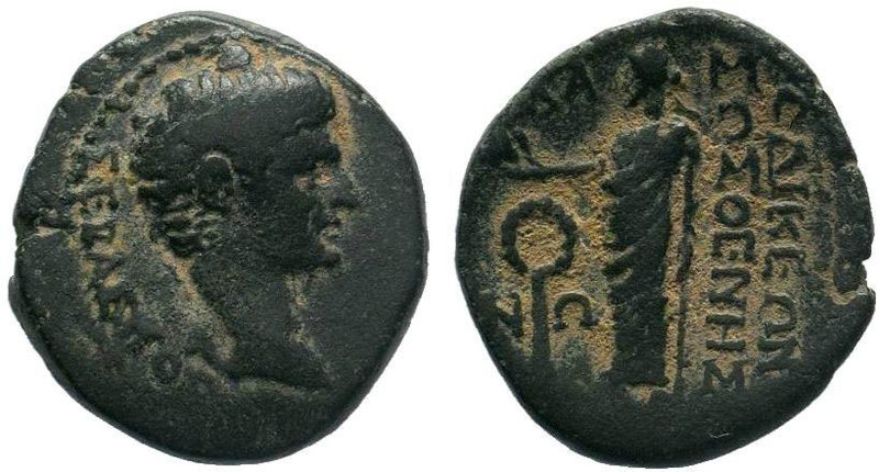 PHRYGIA. Laodicea ad Lycum. Augustus (27 BC-14 AD). AE Bronze. Sosthenes, magist...