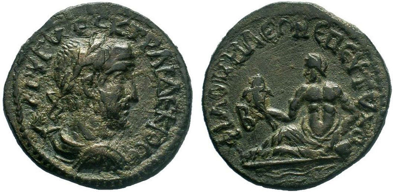 Phrygia. Philomelion . Traianus Decius AD 249-251.AE Bronze.ΑVΤ Κ Γ ΜEС Κ ΤΡΑΙ Δ...