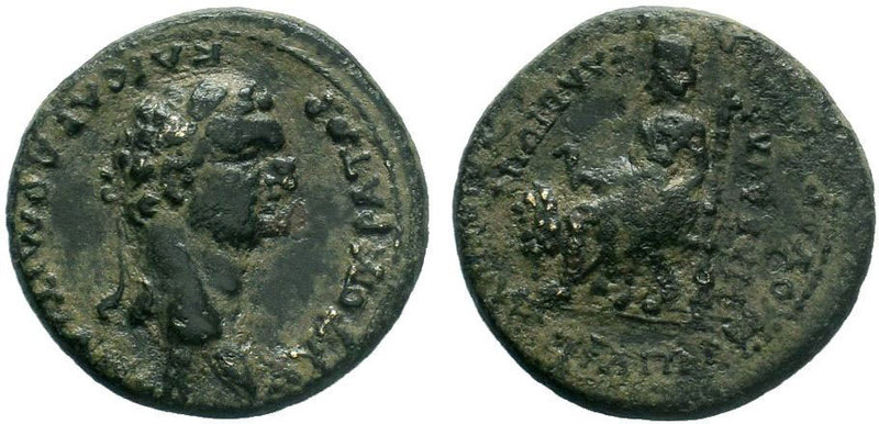 Domitian (Caesar, 69-81). AE

Condition: Very Fine

Weight: 5.72 gr
Diameter: 22...