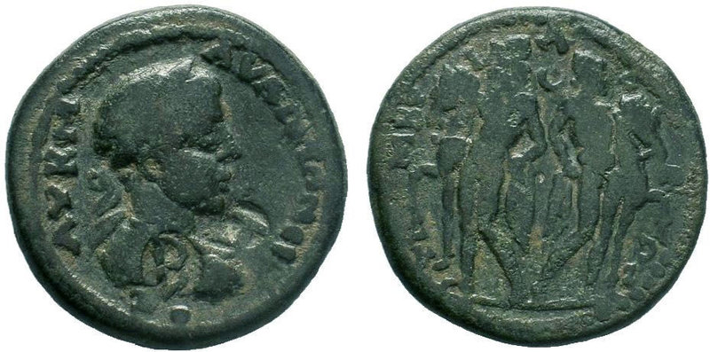 PISIDIA. Timbriada. Elagabalus. AD 218-222.
Obv: Laureate head right.
Rev: Dio...