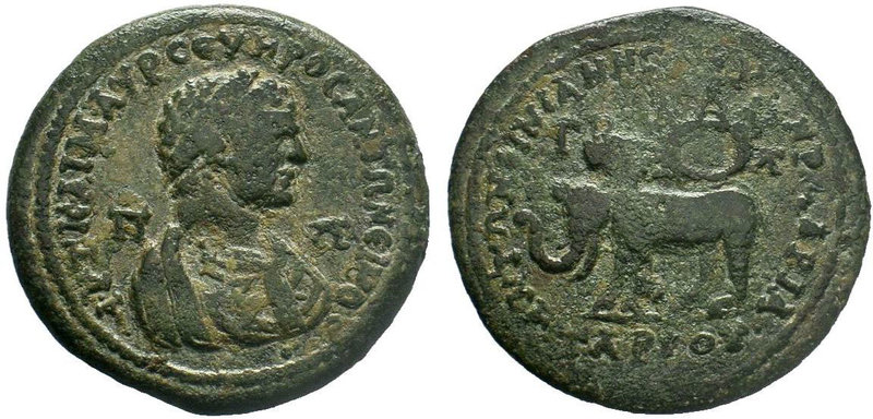 CILICIA, Tarsus. Caracalla. AD 198-217. AE Bronze . Struck AD 215-217. AVT KAI M...